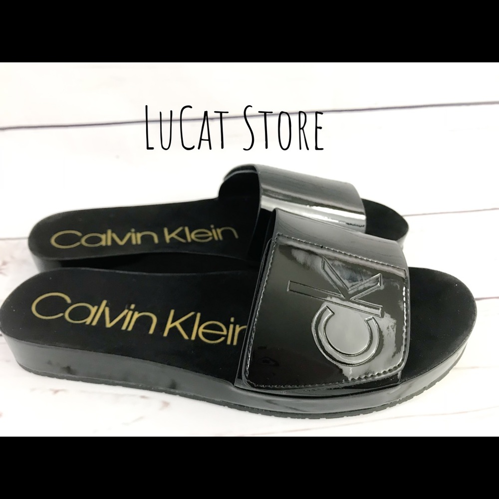 ❤️SALE❤️💕CALVIN KLEIN Women’s Sandals Black 💃🏻